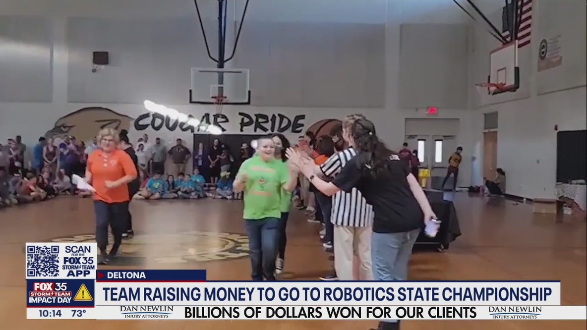 Deltona Middle School robotics team fundraising for state tournament